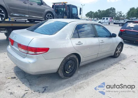 2003 Honda Accord 2.4 Ex из США, поврежденный, VIN 1HGCM56623A051879